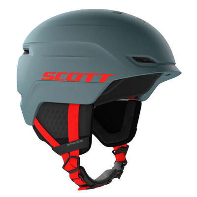 Scott chase 2 plus skihelm - groen/blauw
