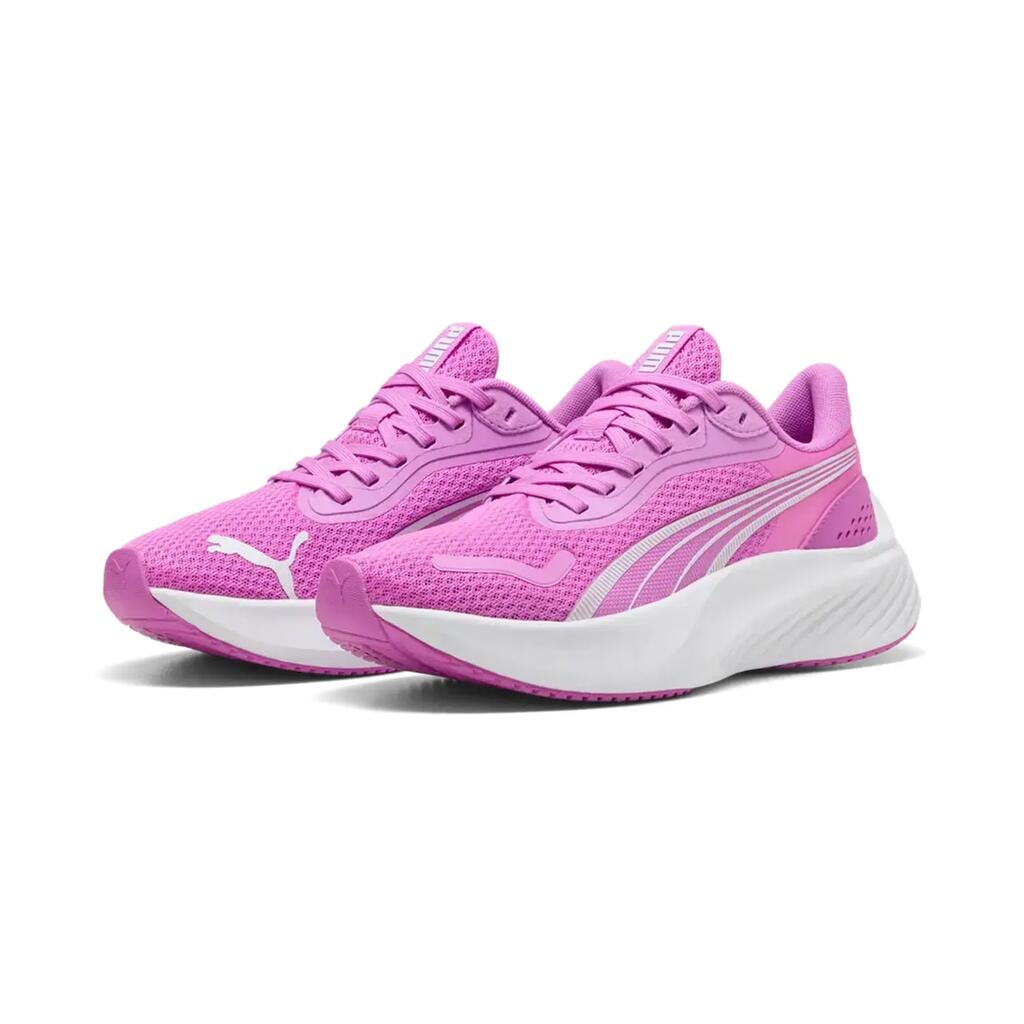 Puma Pounce Lite Kids - purple, EVA cushioning, non-marking sole