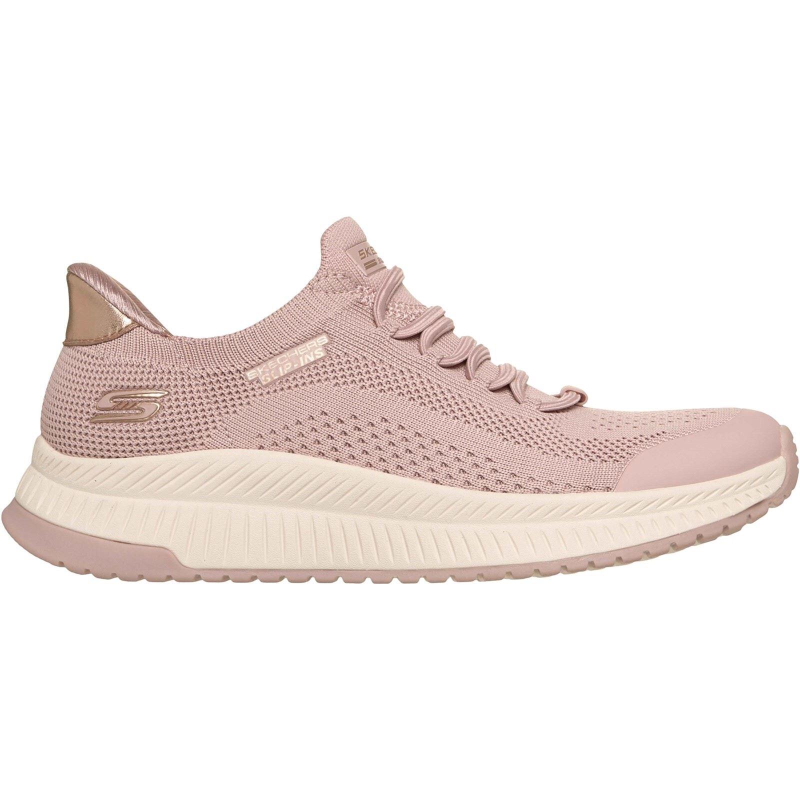 Sapatilhas Skechers Mulher Bobs Squad 4 Dire Step Rosa 5/5