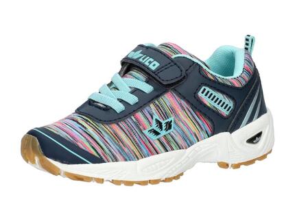 Chaussure d'entraînement LICO Barney VS filles nylon bleu scratch