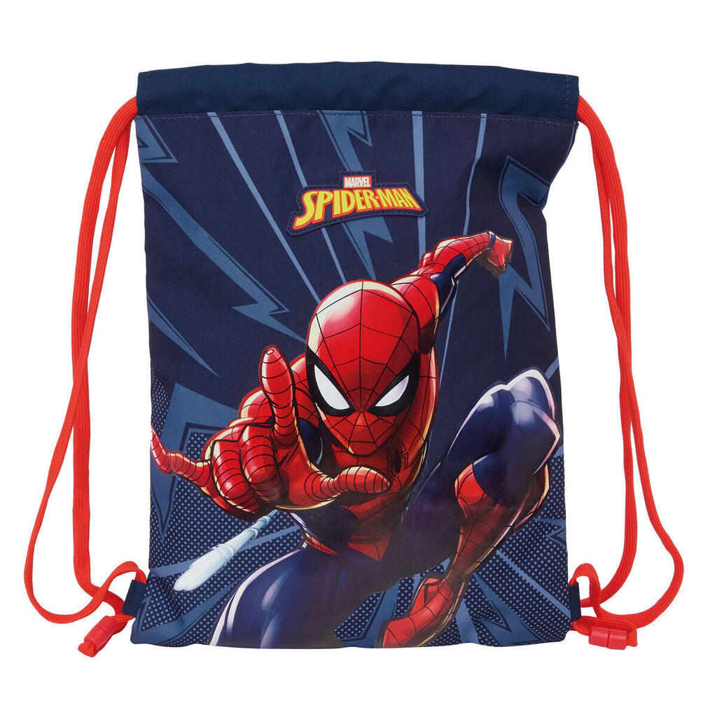 Backpack with Strings SPIDERMAN Blue