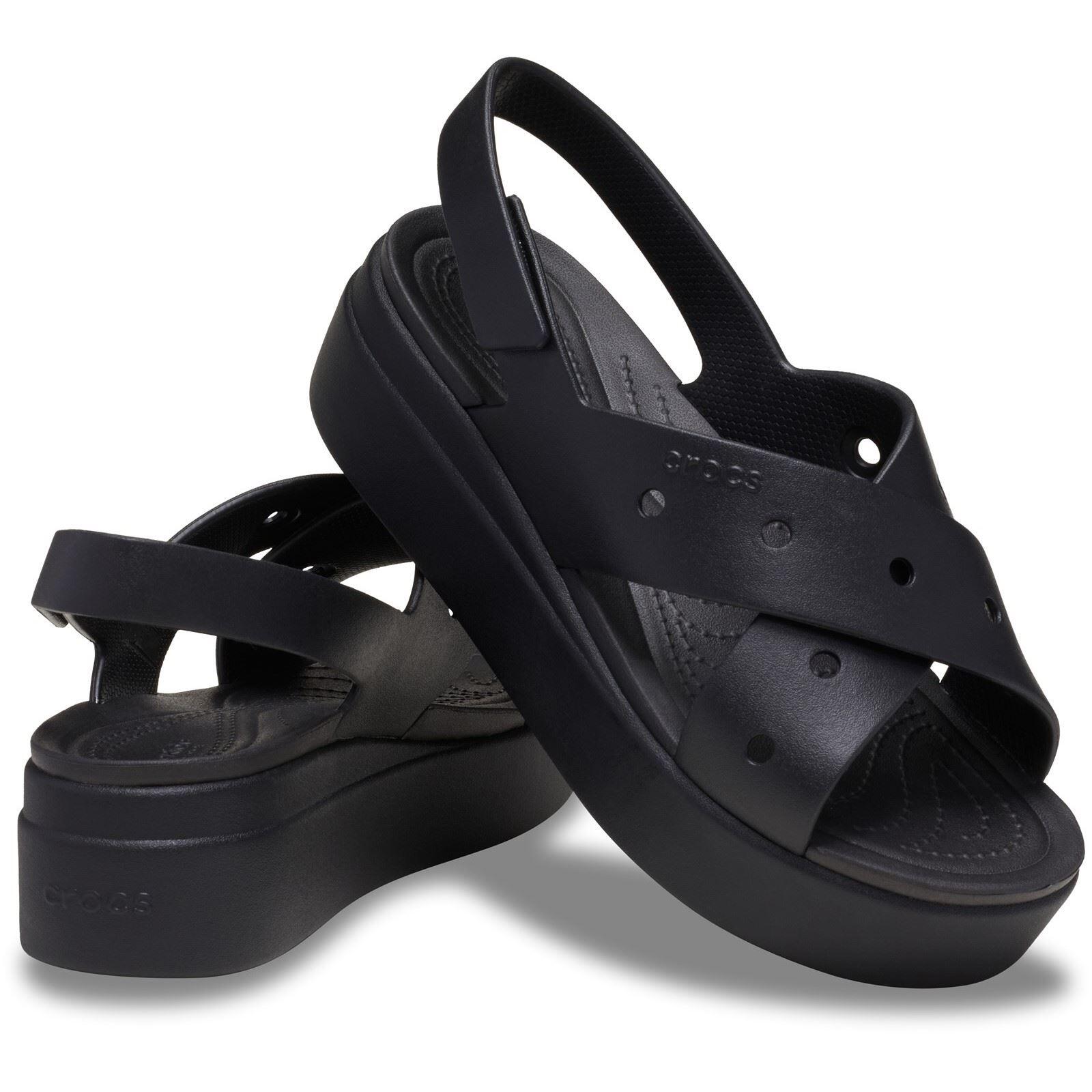 Crocs Brooklyn 4U EVA Women's Black Sandals 3/6