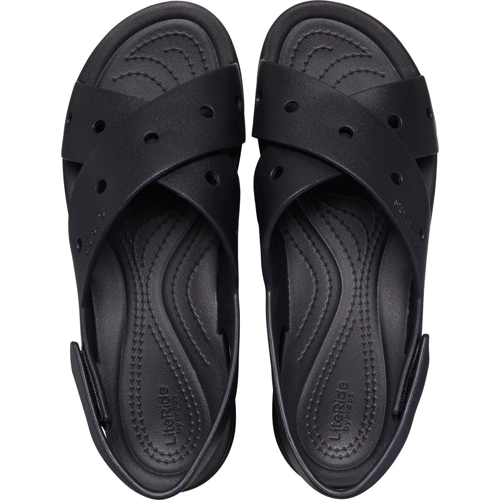 Crocs Brooklyn 4U EVA Women's Black Sandals 5/6