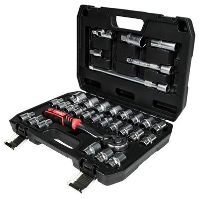 Gereedschapsset doppenset 32-delig complete koffer