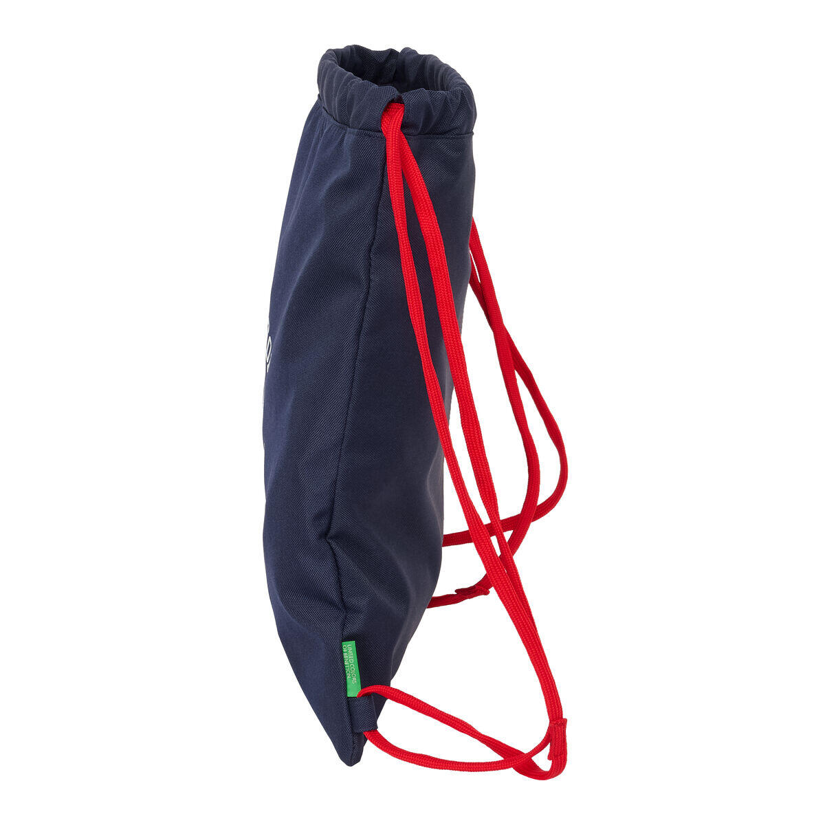 Sac à dos serré par des ficelles BENETTON Together Blue marine 4/5