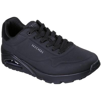 Sneakers skechers uno - suited on air, zwart, mannen