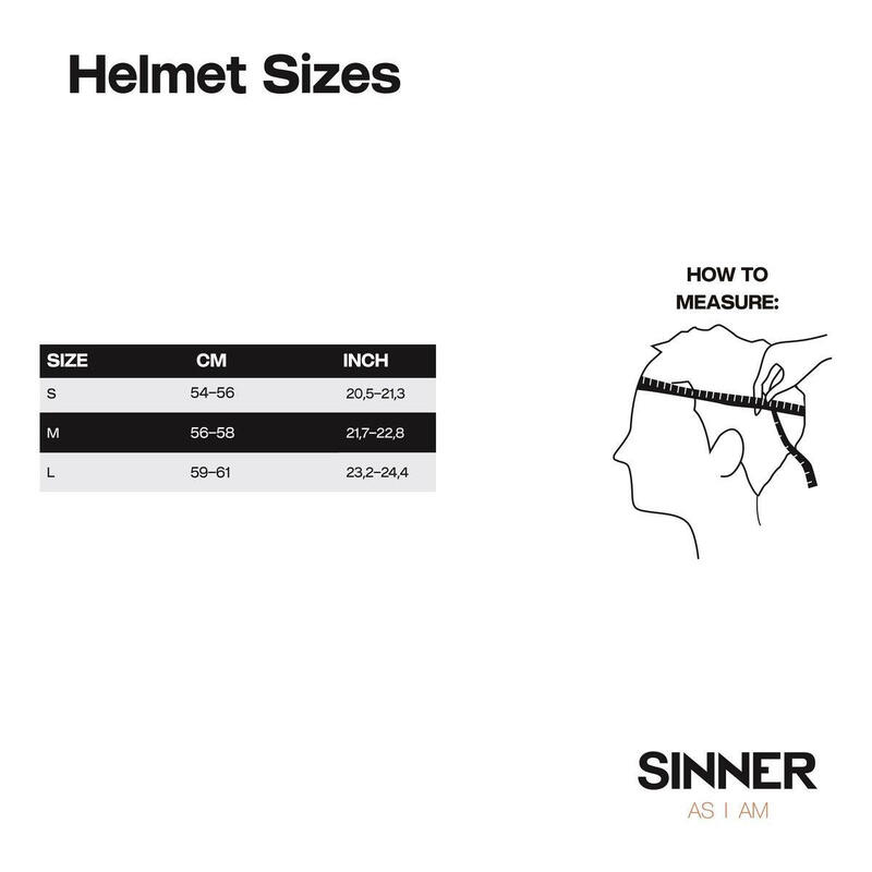 Casca ski snowboard SINNER Crest, Negru, Unisex