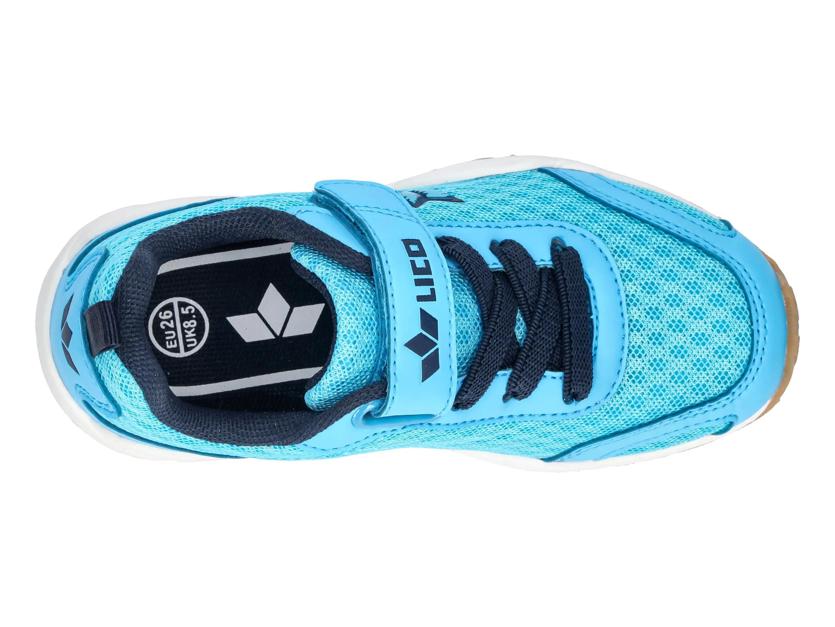 scarpe - sport - bambino - velcro e lacci elastici - Bronte VS - blu 5/6
