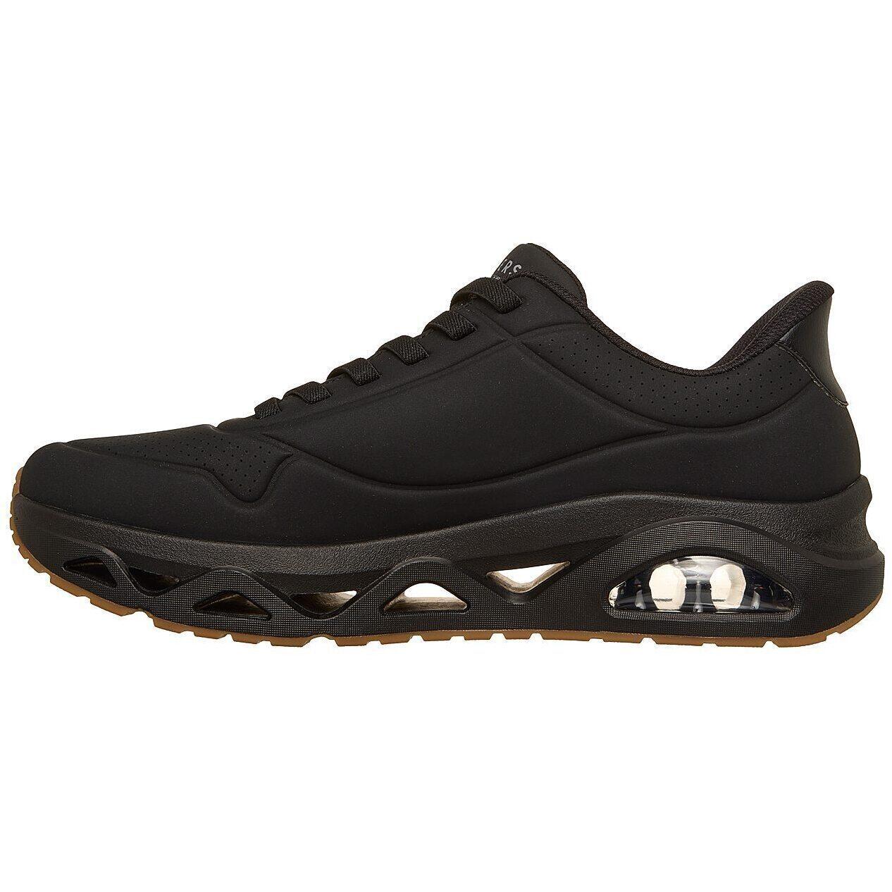Baskets Skechers Uno Glide-step - Glide On Air, Noir, Hommes 5/5