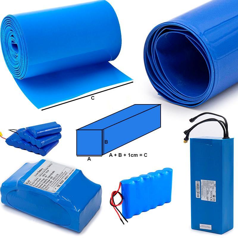 Termorretráctil azul 240mm 10M 2/2