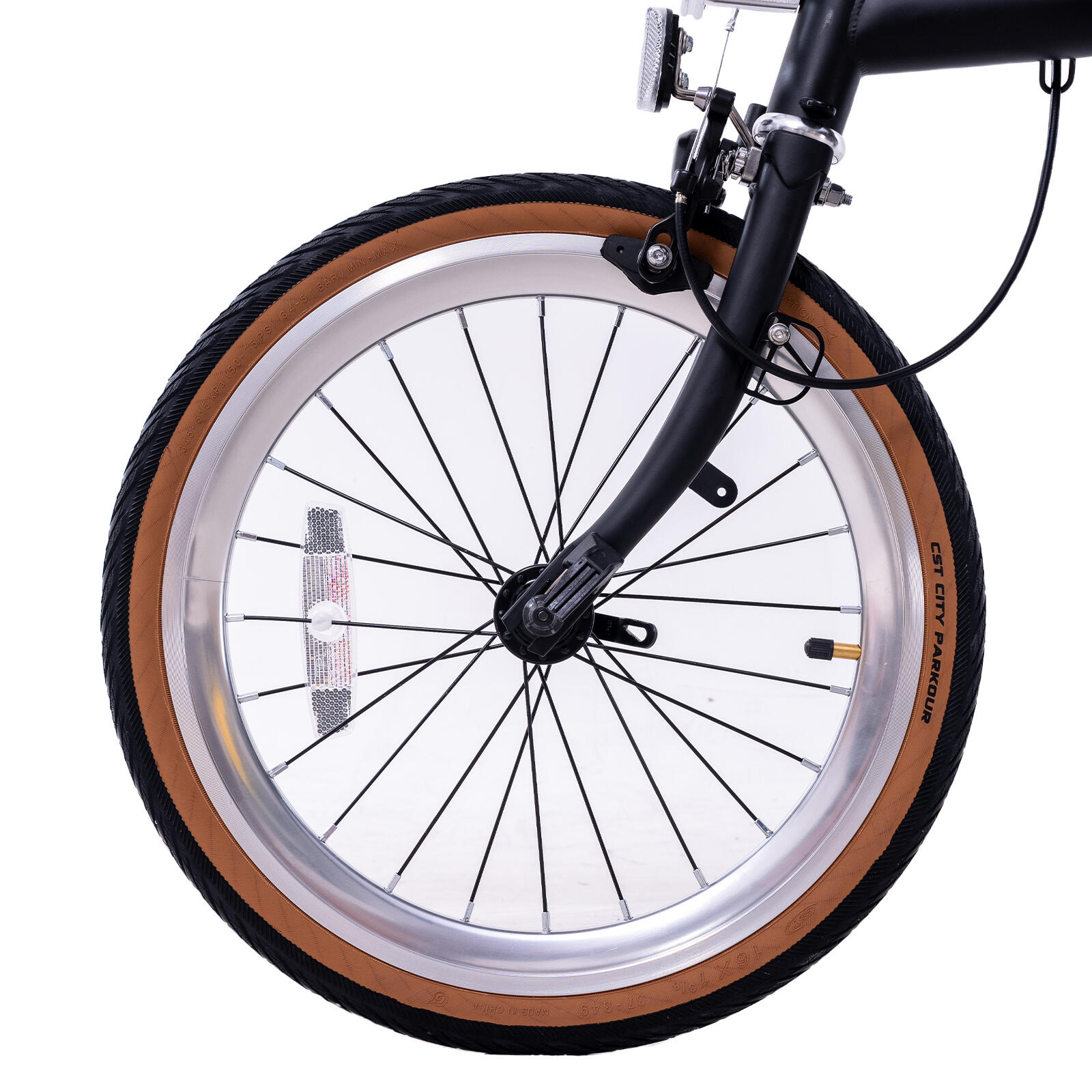 Vouwfiets EM6 16” - 9 Versnellingen Shimano- Drievoudig Vouwsysteem-Ultracompact 7/7
