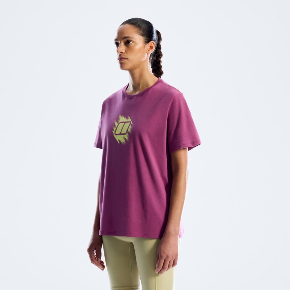 Koszulka bawełniana damska Berghaus Sketched Blocks Essential Tee Af 4/7