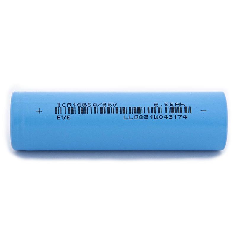 Celda 18650 2,55A/h 3C [EVE] - 100 uds 3/5