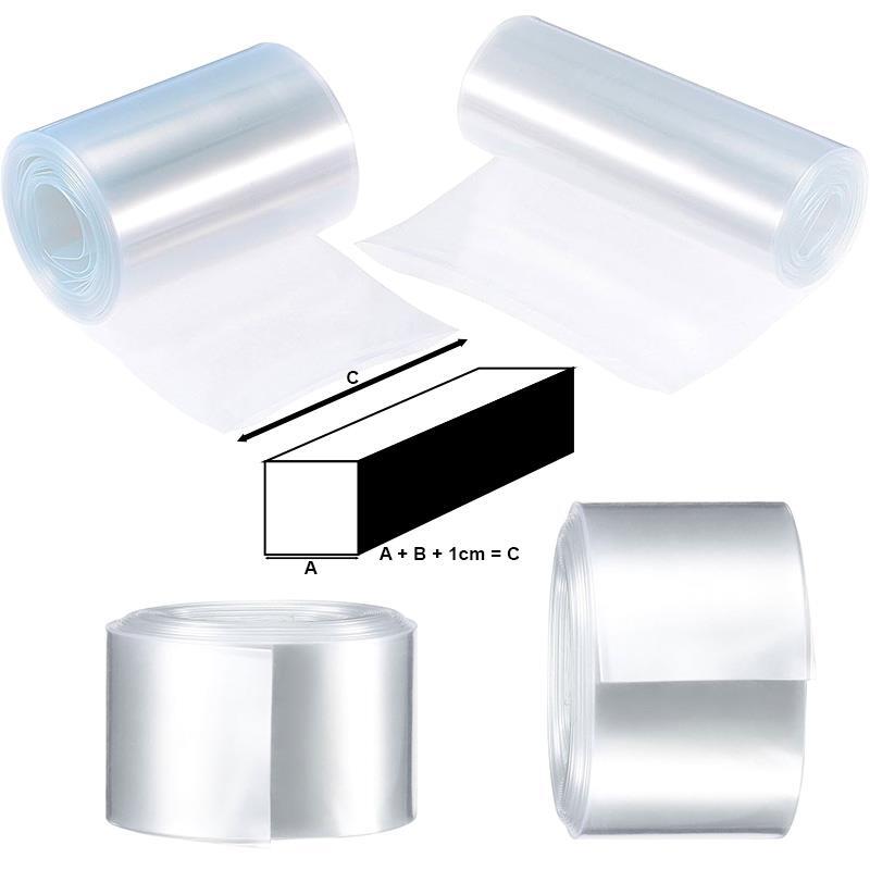 Termorretráctil transparente 180mm 10M 2/2