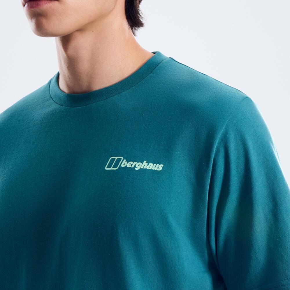 Koszulka z nadrukiem męska Berghaus Geo Mountaintry Essential Tee Am 5/7