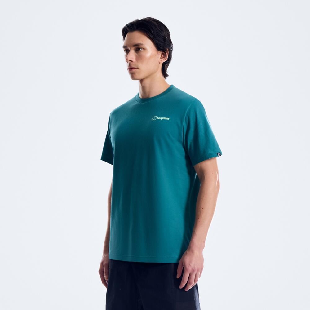 Koszulka z nadrukiem męska Berghaus Geo Mountaintry Essential Tee Am 4/7