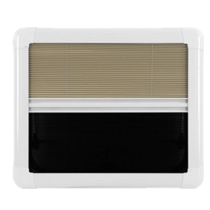 BRAGUSCAMP Ventana Abatible Vanlook 900x450mm Oscurecedor y Mosquitera 3/6