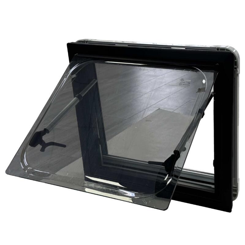 BRAGUSCAMP Ventana Abatible Vanlook 900x450mm Oscurecedor y Mosquitera 5/6