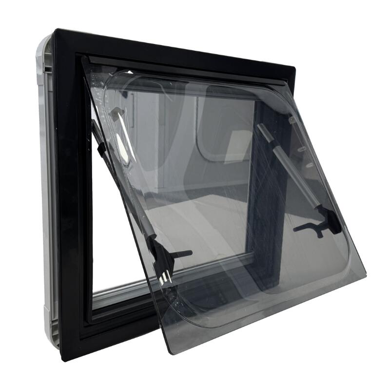 BRAGUSCAMP Ventana Abatible Vanlook 900x450mm Oscurecedor y Mosquitera 4/6