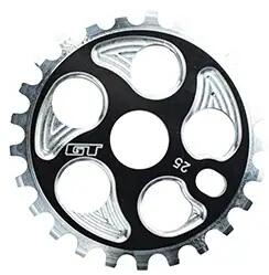 BMX Zębatki GT Overdrive CNC Zębatka BMX - Czarny - 25T
