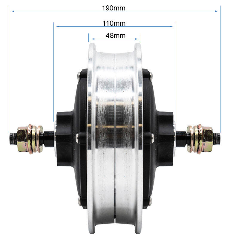 Motor 52V 1200W 6/B38 KuKirin G3 Pro - Cable corto 2/5
