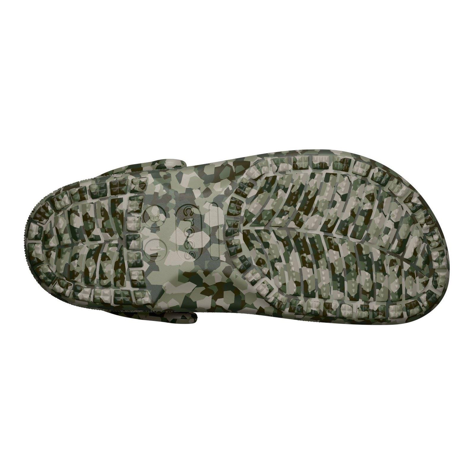 Crocs Classic Confetti EVA Men's Army Green Clogs 3/5
