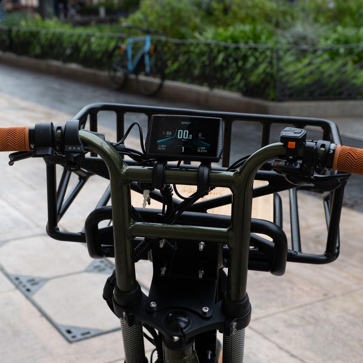FATSTREET C – Elektrische tweepersoons cargofiets met lage instap – Groen 5/5