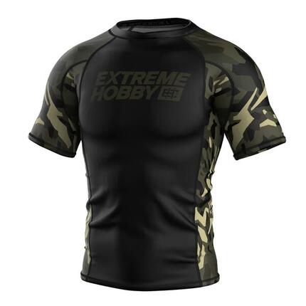 Rashguard homme à manches courtes pour le MMA JUNGLE PANTHER