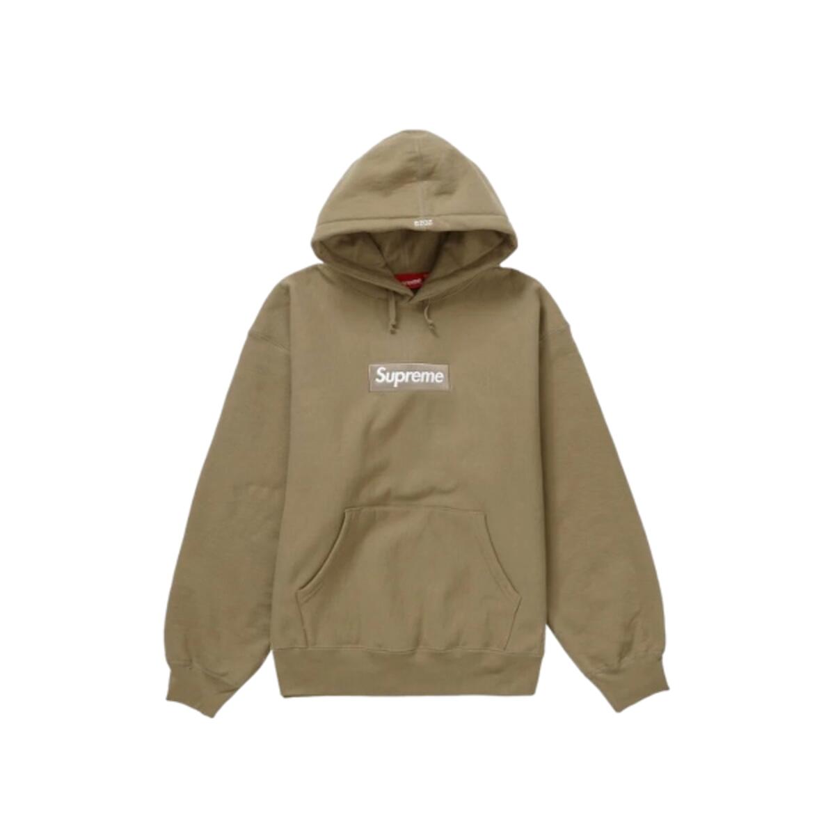 Hoodie  Box Logo FW23 Dark Sand