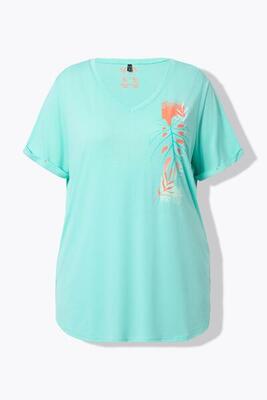 Dames functioneel shirt antibacterieel v-hals korte mouwen