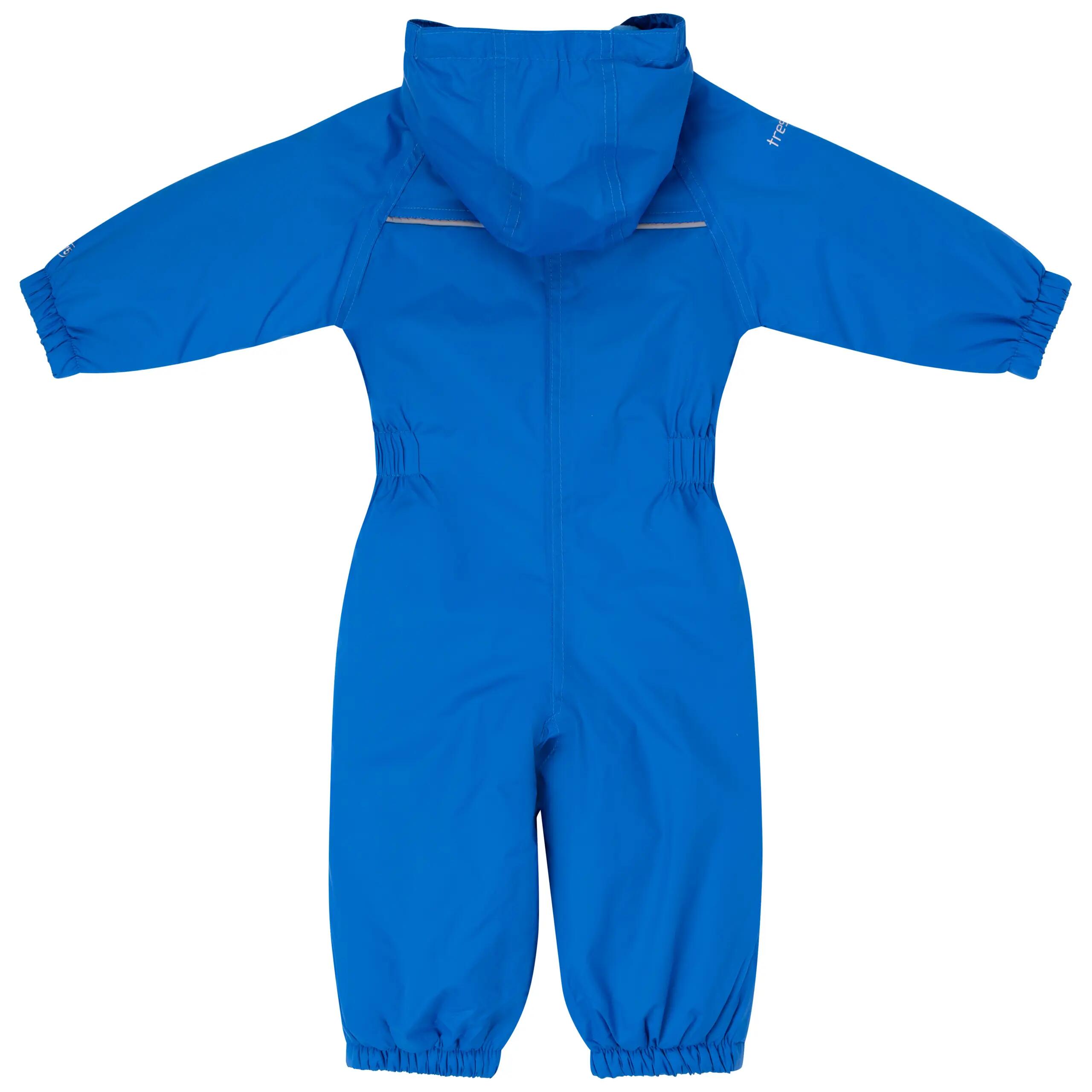 Unisex Full Body Zip Hooded Waterproof Babies Rain Suit - Dripdrop 3/5