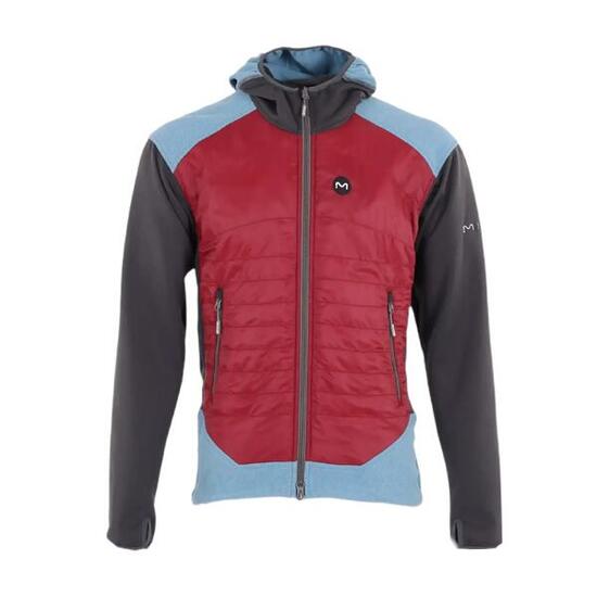 Techniczna hybrydowa kurtka męska Milo Nafo red - M