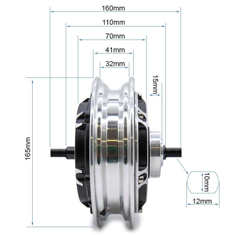 Brushless 48V 500W 6/B40 2/4