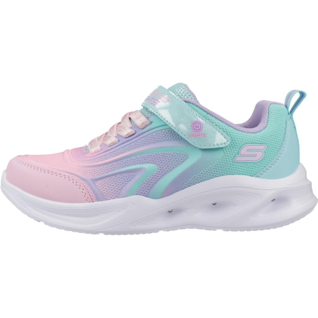Baskets Skechers S Lights-skechers Sola Glow-, Bleu, Enfants 2/5