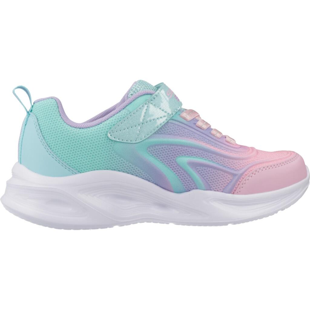 Baskets Skechers S Lights-skechers Sola Glow-, Bleu, Enfants 4/5