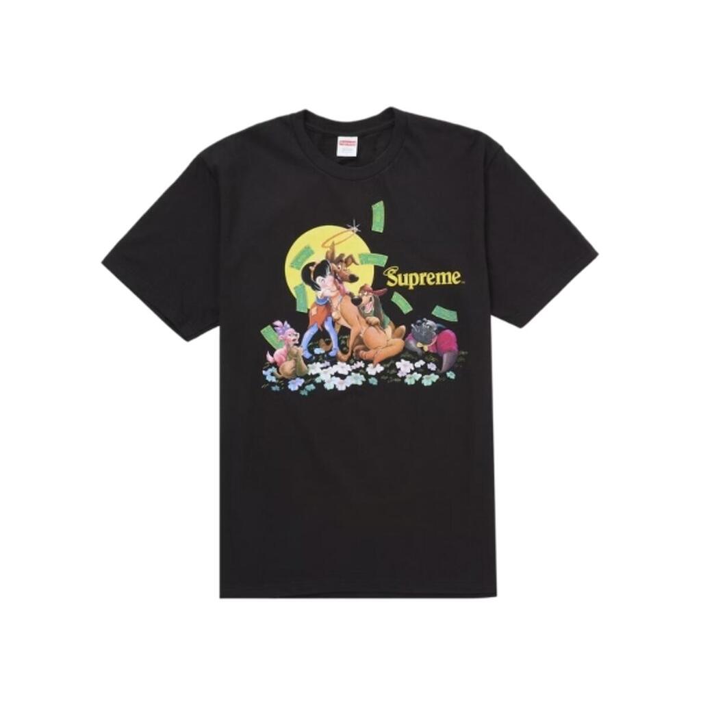 All Dogs Go To Heaven Tee Black