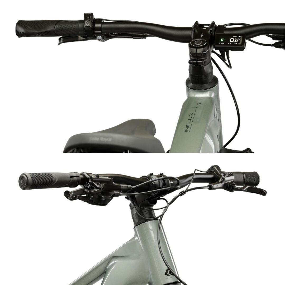Second Life - Vélo de montagne électrique Kross Influx Hyb 1.0 Cues 9v Vert M 6/6