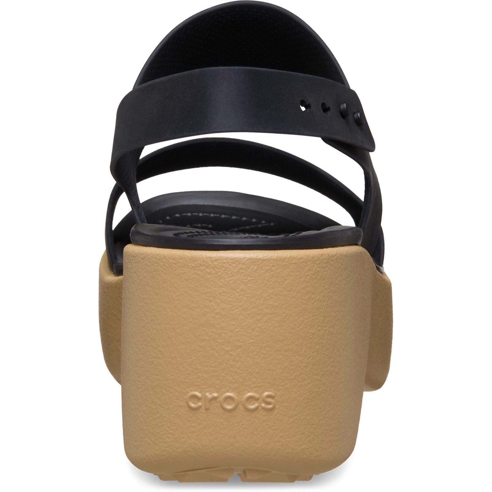 Crocs Brooklyn Sky EVA Women's Black/Cashew Sandals 2/6
