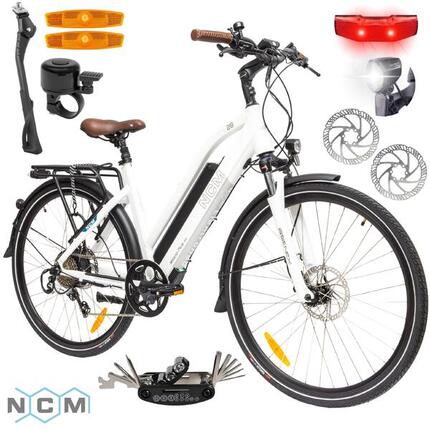 Rower Elektryczny Miejski NCM Milano Plus Koła 28