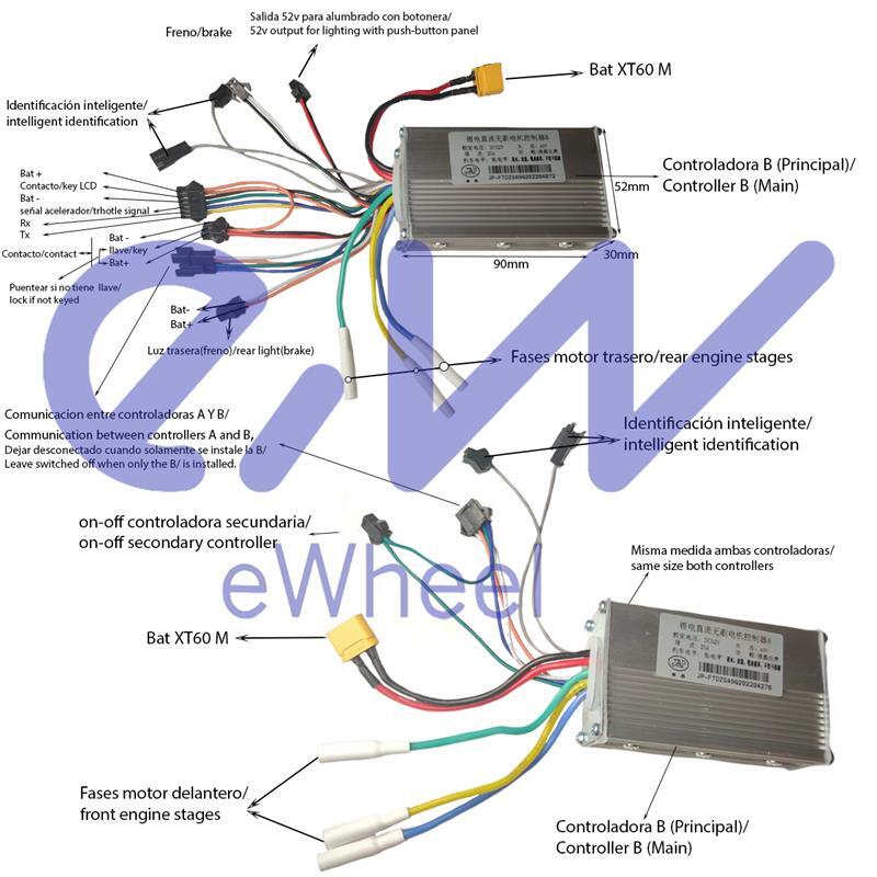 Controladora 52V 25A 800W-A LCD JP [J&P] 4/5