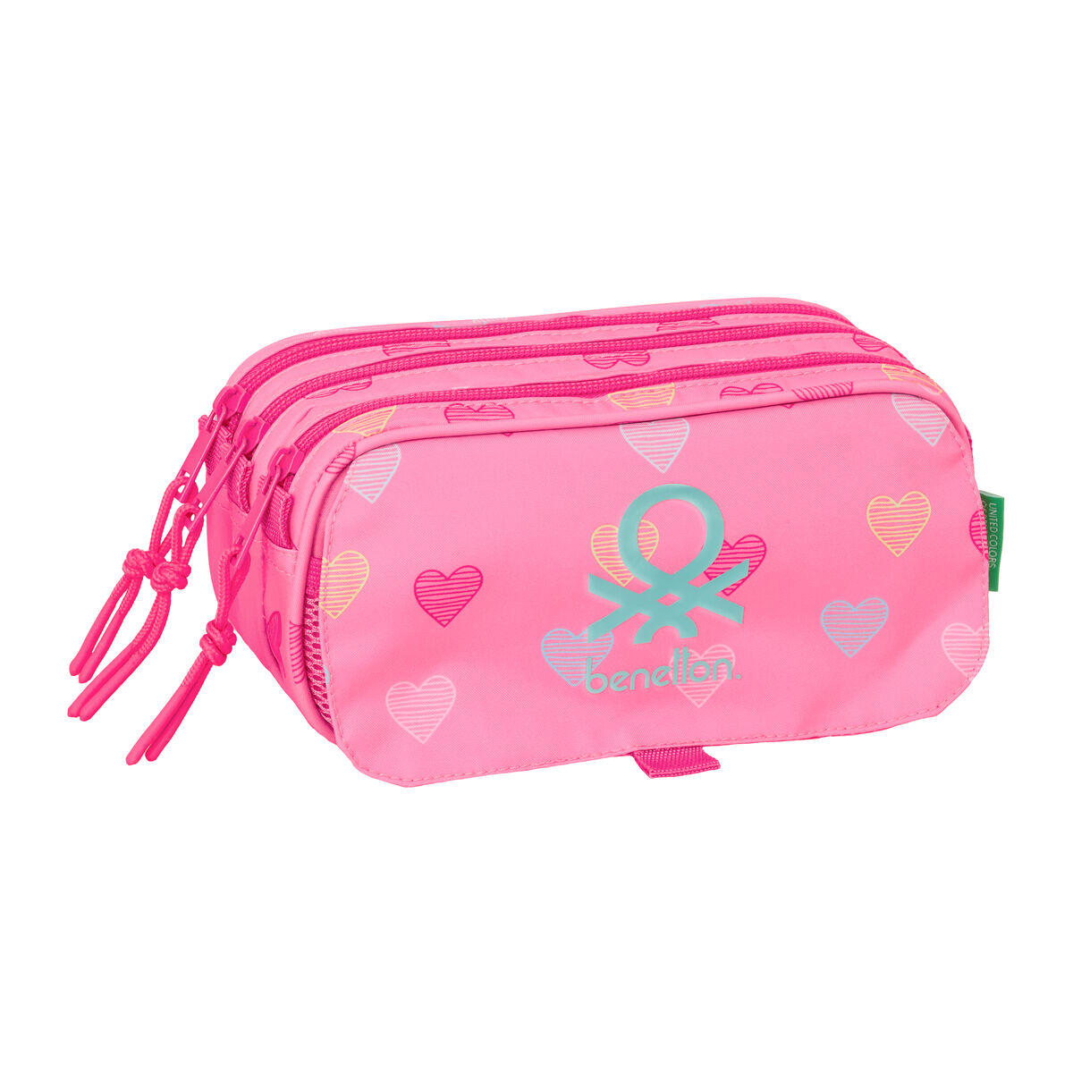 Fourre-tout BENETTON Heart Rose 1/4