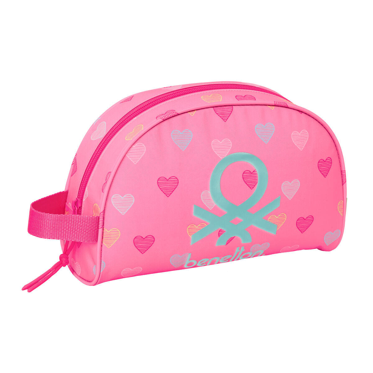 Nécessaire de Voyage BENETTON Heart Rose 1/4
