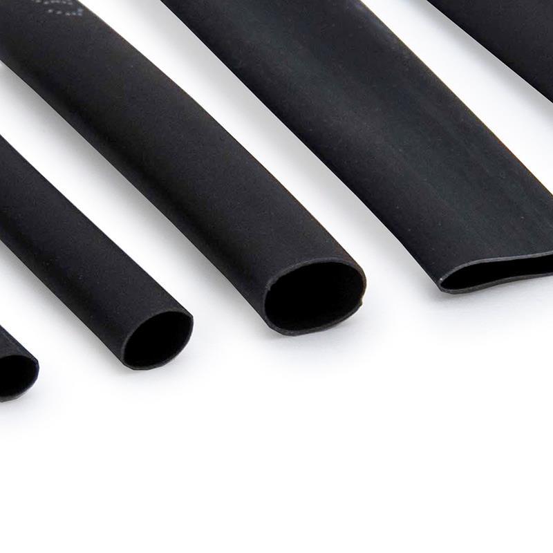 Termorretráctil negro para cable - 127 uds 3/4
