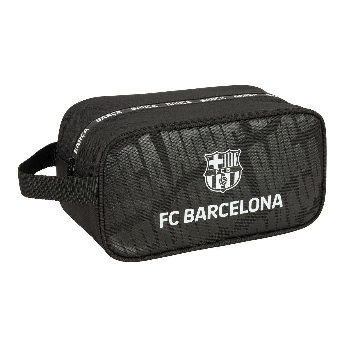 Range-Chaussures de Voyage FC BARCELONA Noir 1/3