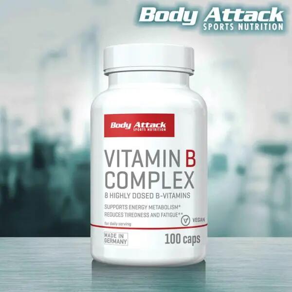 Body Attack Vitamin B-Complex 100 capsule 3/5
