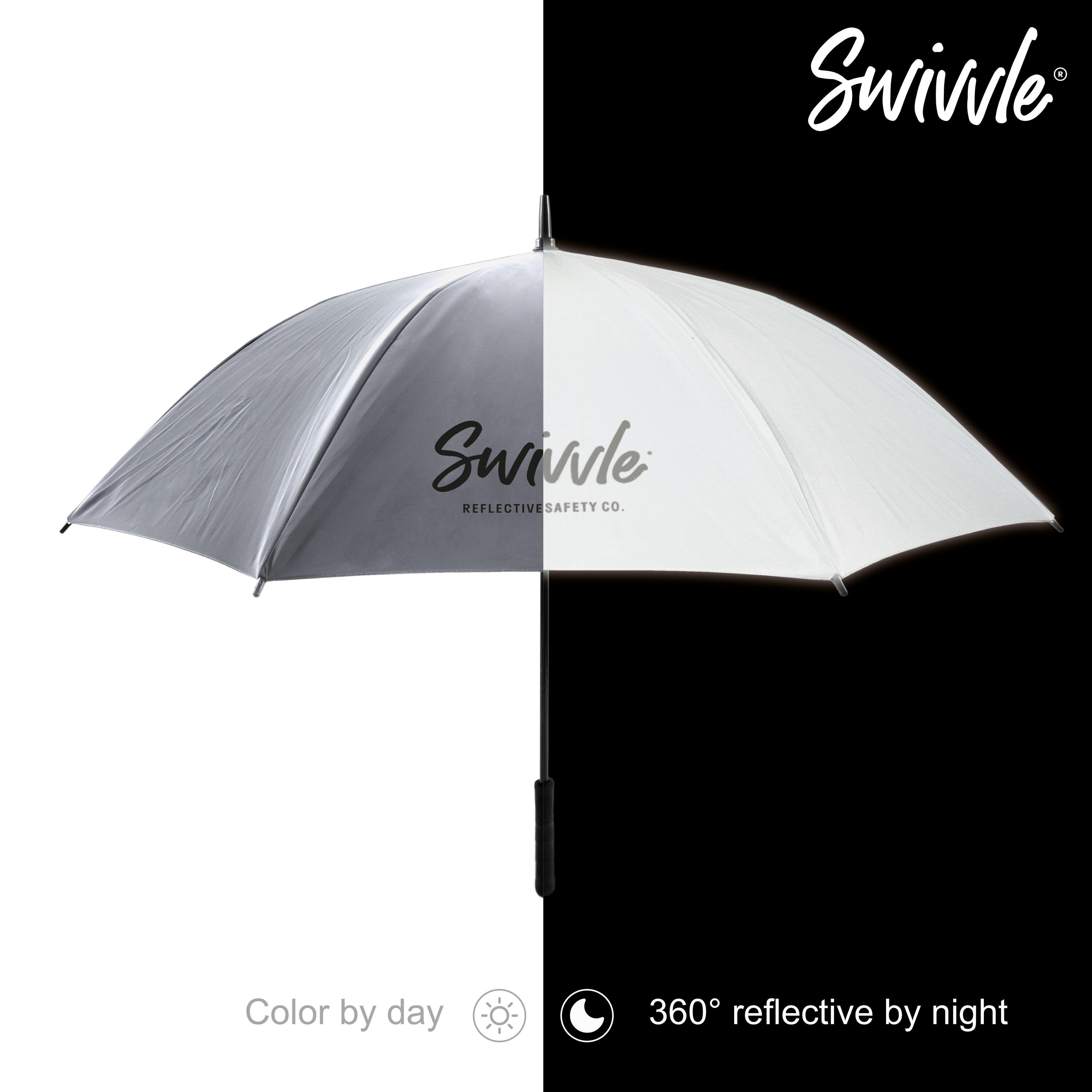 Elegante ombrello antivento riflettente 360°, modello Phyto 6/6