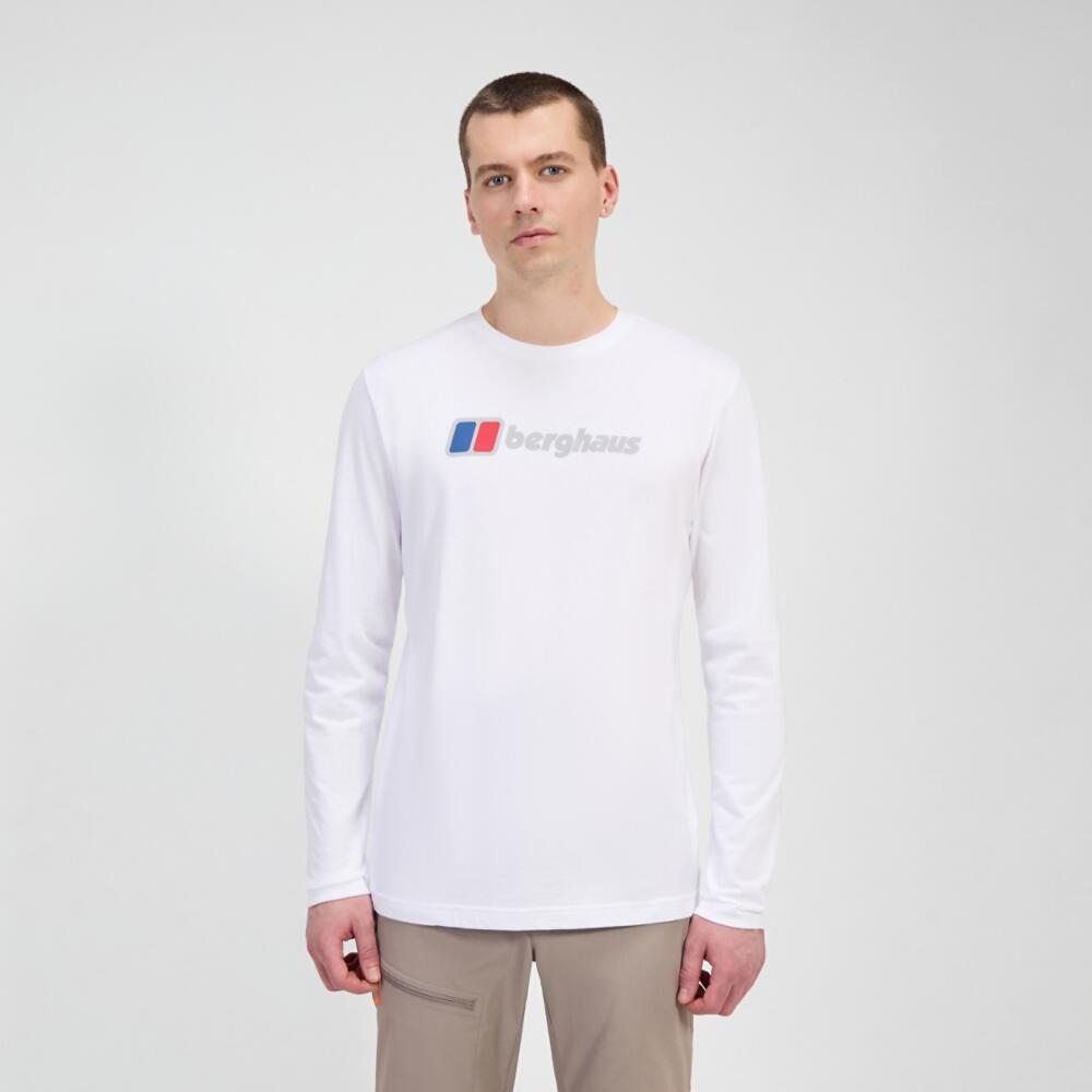 T-shirt de manga longa com grande logotipo Berghaus 2/7