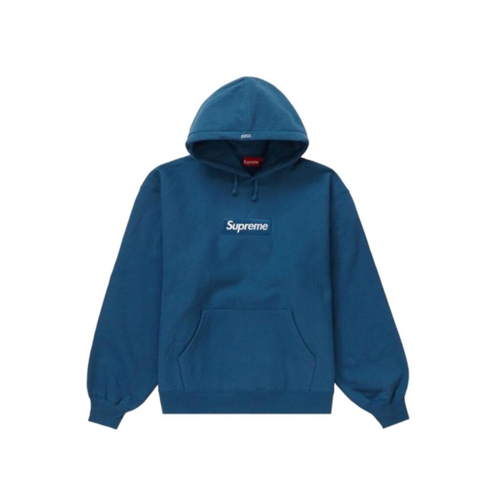 Hoodie  Box Logo FW23 Blue
