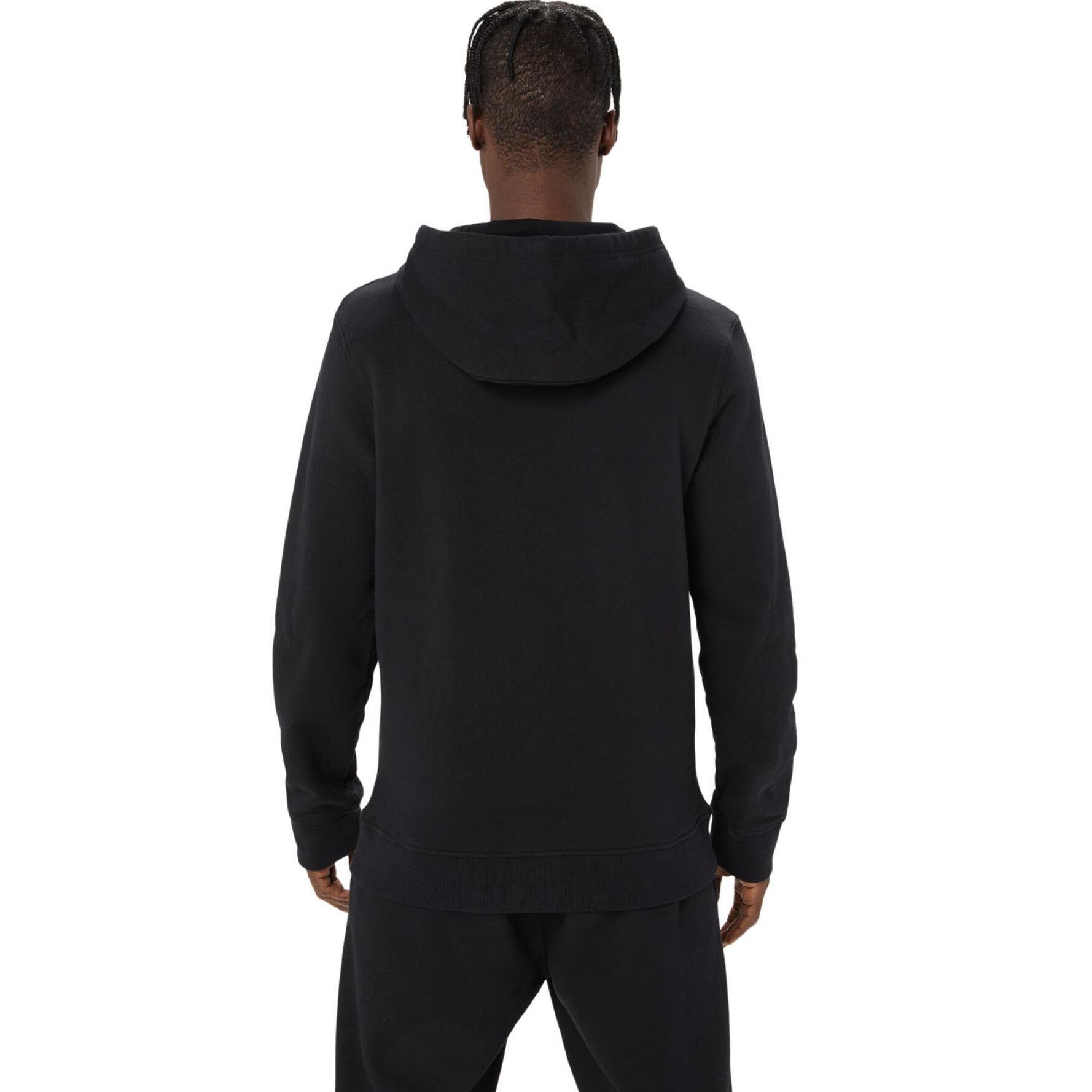 Fleece Crew Neck Men's Black 3/4