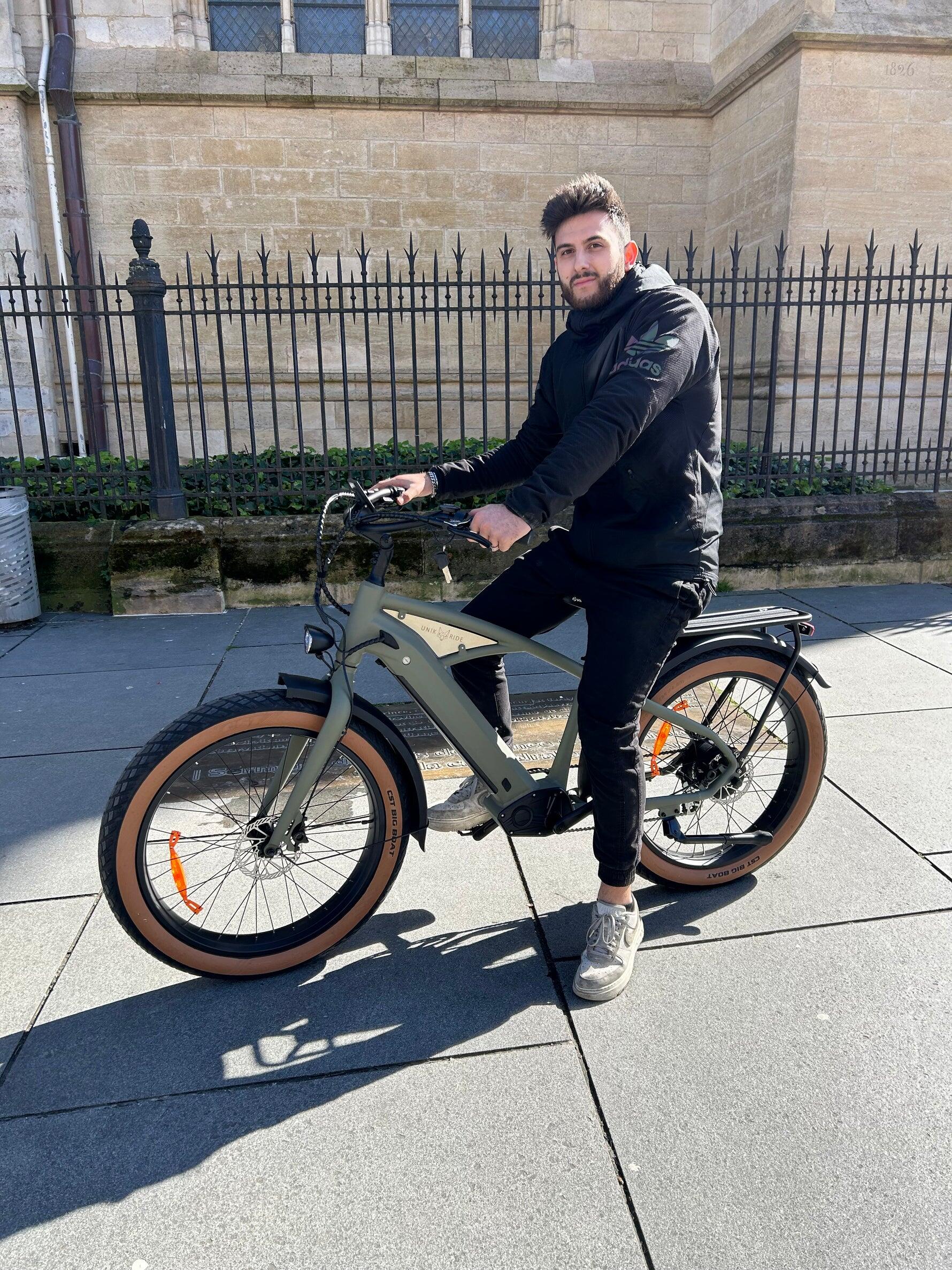 BEACH CRUISER – Elektrische fiets met gesloten frame, 250 W – Groen 2/6